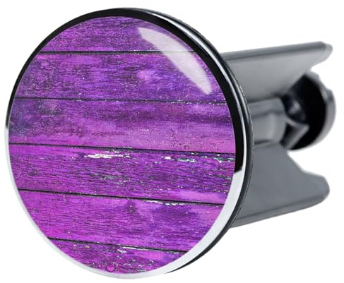 Sanilo Waschbeckenstöpsel Purple Wall, schöner Stöpsel für das Waschbecken, universal mit Motiv