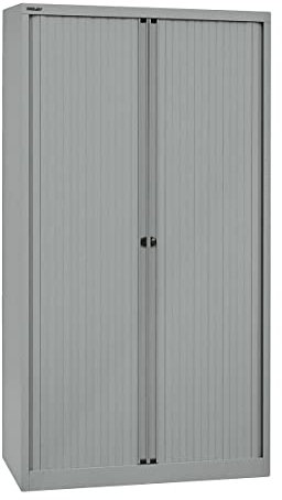 Rollladenschrank, BxTxH 1000x430x1637 mm, 3 Böden, 4 OH, lichtgrau