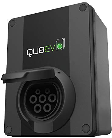 QUBEV Unité de chargement EV avec prise de type 2 Étanchéité IP65, 32 A et 7,2 kW