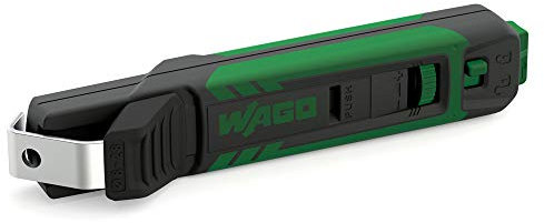 WAGO Cable Knife for Stripping 206-1403 | Strip range: Ø 8 mm to 28 mm / 0.31 to 1.10, with intelligent bracket system