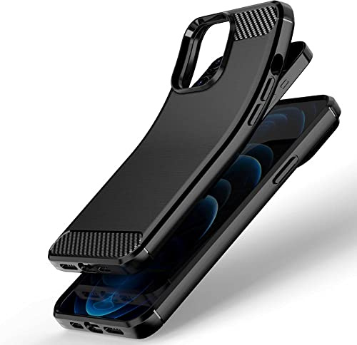 mtb more energy® Hülle Carbon kompatibel mit Xiaomi Mi 11 Lite 4G/5G, 11Lite 5G NE (6.55'') - Schwarz - flexibel - TPU Case Cover Tasche Schutzhülle