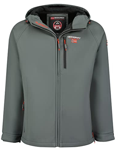 Geographical Norway Chaqueta Softshell Hombre Geo Norway Takito - Impermeable y cortavientos para hombre/Prenda/Abrigo con mangas largas