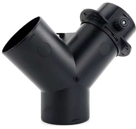 JASMKLX 60 mm/75 mm 1 Ventilklappe, verstellbar, Luft-Diesel-Heizung, Entlüftungsleitung, Abzweig, Splitter, Rohrauslass, Verbindungsstück for PKW, LKW(60mm Y 1 Valve)
