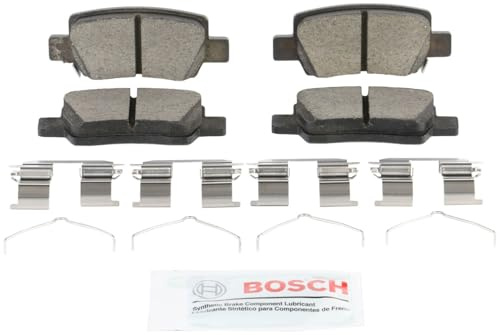 BOSCH BC2373 QuietCast Premium Ceramic Disc Brake Pad Set - Compatible with Select Hyundai Elantra; Kia Seltos; REAR