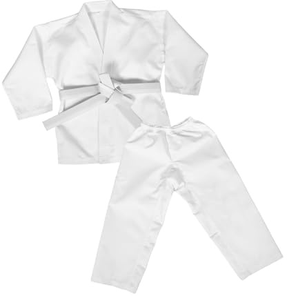 Holibanna 1set Karate Uniform for Boys and Girls and Adults Breathable Martial Arts Training Suit Belt for Karate and Taekwondo Sessions Comfortable Fit for Daily Practice
