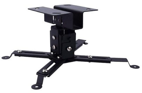 Fluxioxtna Projector Ceiling/Wall Bracket Extendable Length 43-65cm Heavy Duty 15kg Capacity Projector Ceiling Mount Wall Bracket