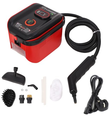 Steam Cleaner,CEIEVER High Pressure Steamer for Cleaning 220V 1500W Portable Steam Cleaner Handheld 1.2L Portable Steam Cleaning Machine for Upholstery,Kitchen,Bathroom,Grout