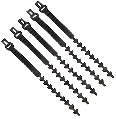 Luxshiny Lot De 5 Attaches en Caoutchouc 45 x 2 Cm pour Branches D'arbres Fruitiers, Lien Flexible Et Écologique pour Jardin, Fixation Sûre Et Réutilisable pour Arbres Et Bonsaïs