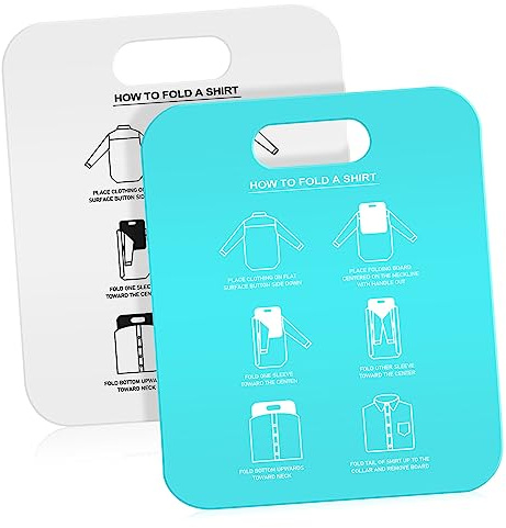 Holibanna 4 Ensembles Lot De Plieuses De Chemises Pliant Pratique Pour T Shirts Adultes Outil De Rangement Pour Vêtements Pour Dressing Organisé 2 Pièces * 4