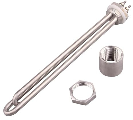 Calentador De Agua De 240 V Con Elemento Calefactor De Inmersión, 1 BSP, Calentador Eléctrico Tubular For Caldera SUS304(Set-1,4800w)