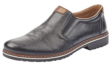 Rieker Men's 16563 Loafers, Black (Schwarz/Mogano), 11 UK