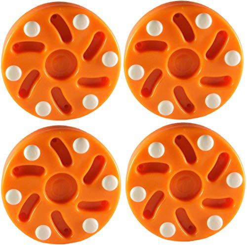 TronX S10 Inline Roller Hockey Dischi Ufficiali Confezione da 4 (Arancione)