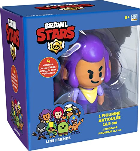 Lansay - BRAWL STARS - 1 Figurine Articulée 16,5 Cm - Shelly - Personnages du Célèbre Jeu Vidéo Brawl Stars - Figurine à Collectionner - 4 Modèles au Choix - Dès 8 ans