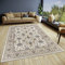 Hanse Home Saraceni Orient Teppich – Läufer Orientalisch klassisch dicht gewebt mit Ornamenten und Blumenmotiven Weicher Kurzflor für Schlafzimmer, Esszimmer, Wohnzimmer, Flur – Creme, 120x170cm