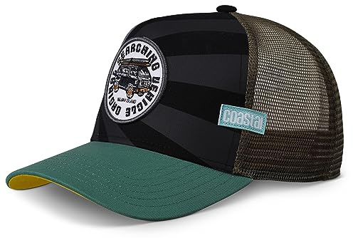 Coastal - Nijima Island (Black) - Trucker Cap Meshcap Kappe Mütze Cappy Caps
