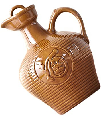 Alipis Portable Wine Jug Vintage Ceramic Wine Kettle 17Cm Unique Design Home Accessory for Living Room and Classroom Use
