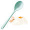 ScrapCooking 5280 - Cucchiaio in silicone, 27,3 x 5,4 cm, resistente alle alte temperature e non graffia, cucchiaio per cucina e pasticceria, colore: verde acqua