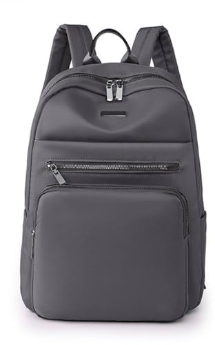 Vllcsla Sacs à Dos pour Femmes Dames Sac à Dos avec Poche Intérieure à Fermeture éclair - Sacs d’école en Nylon Imperméable Sacs à Bandoulière à Double Fermeture éclair