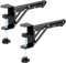 QWORK® 2er-Set Schreibtischverlängerungs Halterung mit Tischmontageclip, Abnehmbare Klapphalterung für 1 bis 5 cm Dicke Schreibtische