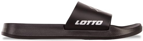Lotto Lathi, Sandali Sportivi Unisex Adulto, Nero bianco, 43 EU