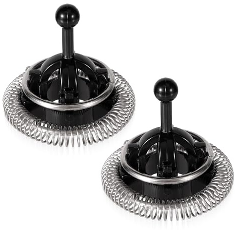 Gosknor 2pcs Mousseur à Lait pour Nespresso, Acier Inoxydable Matériau ABS Fouet de Rechange pour Mousseur à Lait Compatible avec Nespresso Aeroccino 3 4 Plus