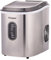Wintem - Macchina Ghiaccio 15Kg/24h 105W in Acciaio Inox con Cubetti in 2 Misure per Bevande e Cocktail, Uso Domestico e Professionale, Rapida Produzione in 6 Minuti, Bassa Rumorosità