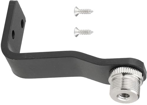 Professional Microphone Thread Converter Right Angled 5/8inch Male To 1/4inch Female Mounting For Wall Table Ceiling Threaded Microphone Stand