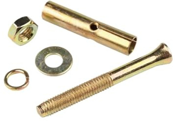 Expansionsbolzen 304 Edelstahl-Expansionsschrauben Halbzahn M6 M8 M10 M12 M14 M16 M18 M20 Betonanker Bolzen Expansionshakenbolzen(304 M8x150 2PCS)