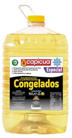 Olio di Girasole Raffinato Especial Congelados, 80-85% Acido Oleico, 10L