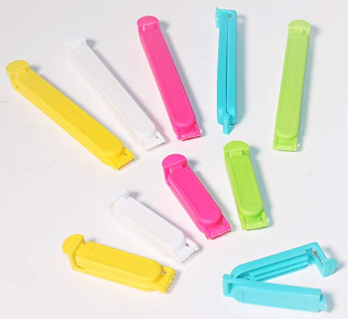 Gefrierbeutelclips Frischhalteclips Verschlussclips Tütenclips Clips Beutelclips Beutelverschluss Verschlussklemmen Gefriebeutelverschlussclips Beutelverschließer Frischhalteclips 547 (80 Stück)