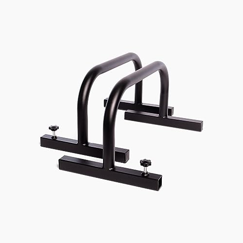Suprfit Walram Paralletts - Dip Station für Bodyweight Training & Core Training, mit optionaler Querstrebe für zusätzliche Stabilität, Trainingshöhe: 30 cm, Material: Stahl, pulverbeschichtet