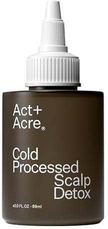 ACT+ ACRE Cold Processed Scalp Detox Oil - Sulfate-Free Care for Flaky, Dry and Itchy Scalp - Promotes Thicker, Fuller-Looking Hair