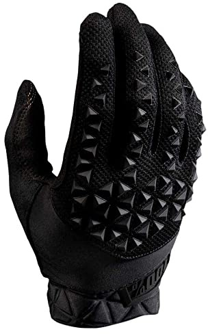 100% Sconosciuto Geomatico, Guanti Unisex Adulto, Nero/Carbone, XL