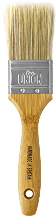 Eco-Union Ecobrushs, umweltfreundliche Holzbürste mit Bambusgriff, perfekt für den Innen- und Außenbereich, ideal für Holzfärbemittel, 5,1 cm
