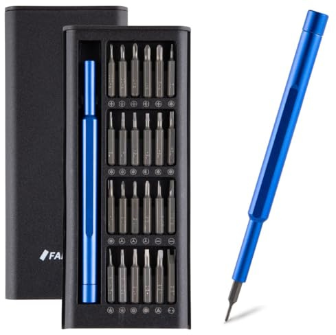 FANACAN Precision skruvmejselsats, miniskruvmejsel, elektronisk reparationsverktygssats för iPhone, iPad, MacBook, dator, bärbar dator, PC, surfplatta, telefon, PS4, PS5, Nintendo Switch, Xbox