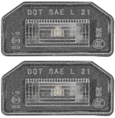 PerGar 2 Luces de Matrícula Trasera, 1449730 00 B, Lámpara de Matrícula con Número B, Repuesto de Conjunto de Lámpara de Luz de Matrícula LED para Tesla Modelo 3 2017 a 2023