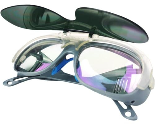 Luxylei Lunettes De Soudage Rabattables, Lunettes De Meulage Industrielles À Gaz pour Protection des Yeux, Anti-Polissage, Sécurité du Soudeur, Protection des Yeux pour Le Travail