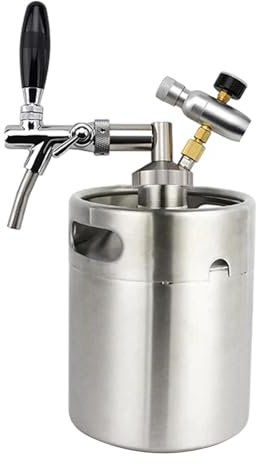 Baoblaze Dispensador de Cerveza en Acero Inoxidable para, tal como se describe, 2L