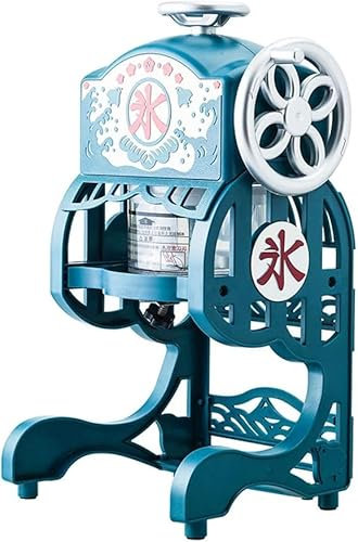 ZJGFCB Commercial Shaved Ice Machine，Automatic Ice Crusher，Electric Fluffy Shaved Ice Machine Small Home Snow Cone Maker Commercial Retro Ice Crusher Low Noise Operation