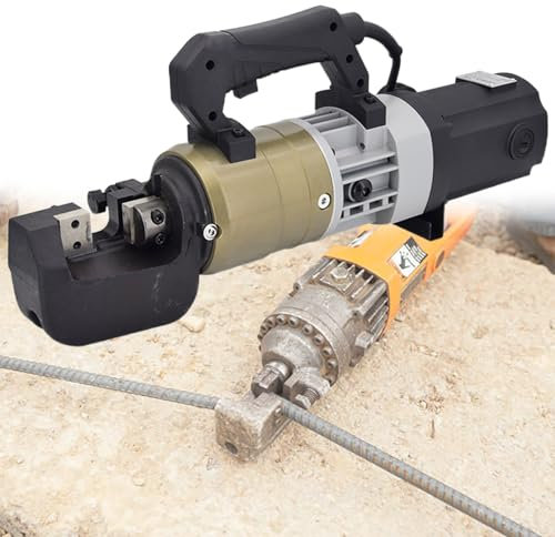 GESAIDES Elektrischer Bewehrungsstahlschneider, Tragbarer Elektrischer Hydraulischer Bewehrungsstahlschneider, 1800 W, mit leicht zu Tragender Box,5to25mm