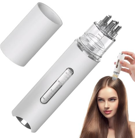 Haaröl Applikator,öl Applikator Haare,Tragbar Scalp Applicator,Wurzelkamm Haaröl Applikator Und Kopfmassagegerät,Speicherbar Hair Oil Applicator Und Kopfhaut Massagebürste 2 In 1,Haar ölen Applikator