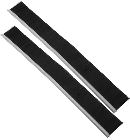 Ipetboom Cepillo de Sellado para Buzón de 2 Piezas, Tira de Cepillo de Nailon Resistente al Polvo y Agua, 30 Cm de Largo X 30 Mm de Alto, Accesorio de Limpieza para Buzones de Oficina