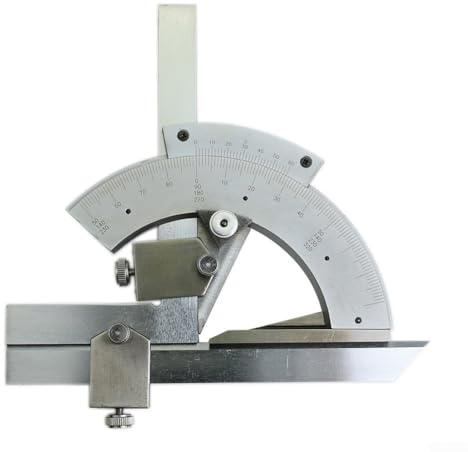 Strumento di ricerca angolare digitale, 0-320 gradi, goniometro digitale portatile in acciaio al carbonio, per la lavorazione del legno e il layout delle costruzioni