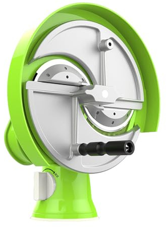 Manual Vegetable Slicer, Hand Operated Slicing Machine for Potatoes, Lemons, Carrots, Onions, Adjustable Thickness 0.5-8 mm, Multifunctional Kitchen Tool