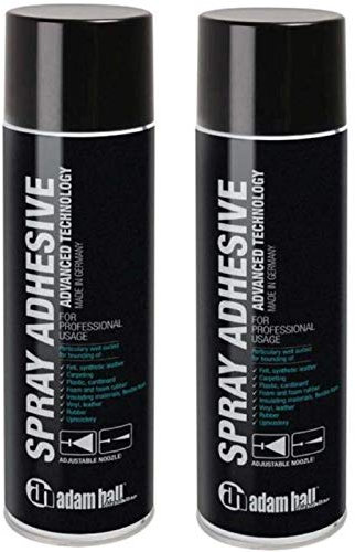 2x Adam Hall 01360 Sprühkleber 500 ml