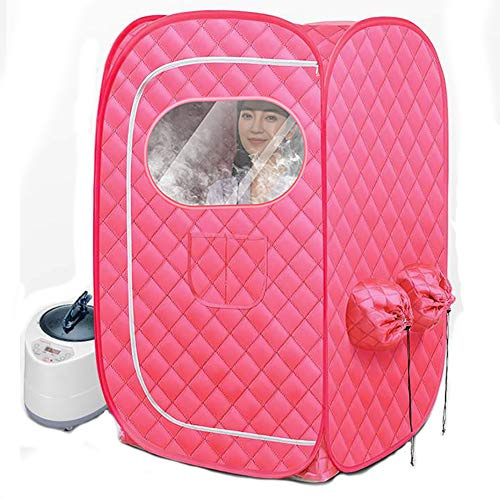 LANGTAO Foldable Portable Steam Sauna Room Tent Loss, Weight Slimming Skin Spa, Detox Therapy, Fold Sauna Cabin Indoor 2L 220V 1000W