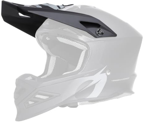 O'NEAL | Ersatzschirm Motocross-Helm | Motocross MX | Ersatzschirm für den F-SRS Helmet Solid | Visor F-SRS Helmet Solid | Schwarz