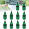 Ltsbaed Plástico Conector de Manguera de Jardín 4/7 et 8/11 Adaptador de Acoplamiento Rápido de Manguera de Jardín para mangueras con un diámetro interior de 4-9 mm Verde 10 Piezas