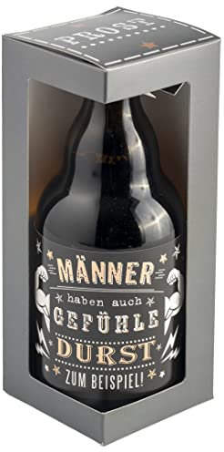 Jack´s Bierflasche''MÄNNER HABEN AUCH GEFÜHLE-DURST ZUM BEISPIEL'' mit Geschenkverpackung 0,33 l/Männergeschenk/Zum Geburtstag/Party