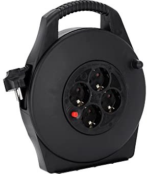 Adam Hall Cables 3 STAR CD 10 PWR Strom Kabeltrommel 4-Fach Schuko, 10m